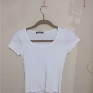 brandy melville white tee